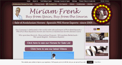 Desktop Screenshot of miriamfrenk.net